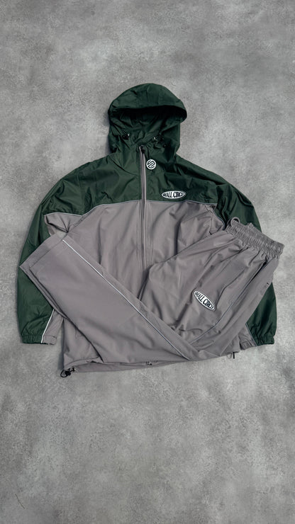 Hybrid Tracksuit Green/ Gray