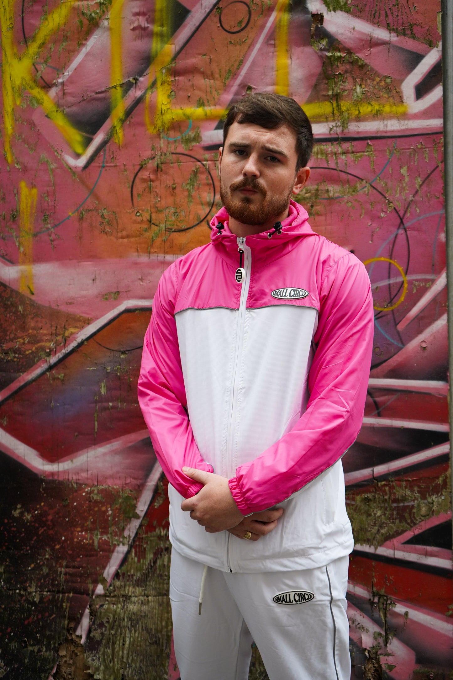 Hybrid Tracksuit Pink/ White