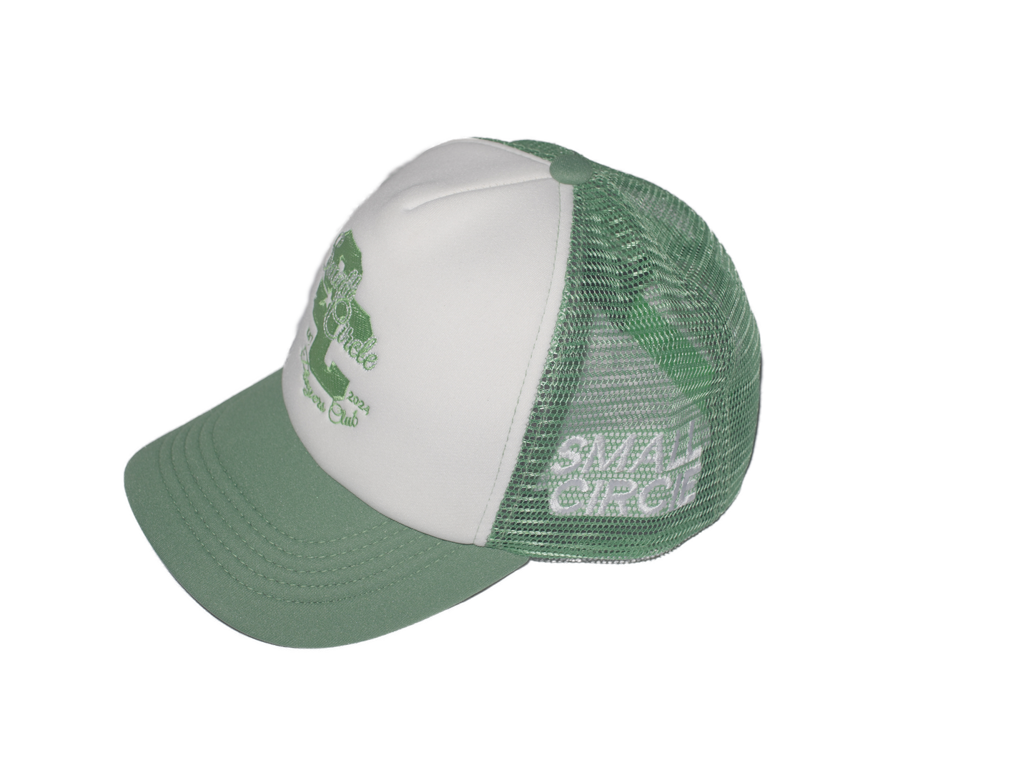 Green Varsity Trucker