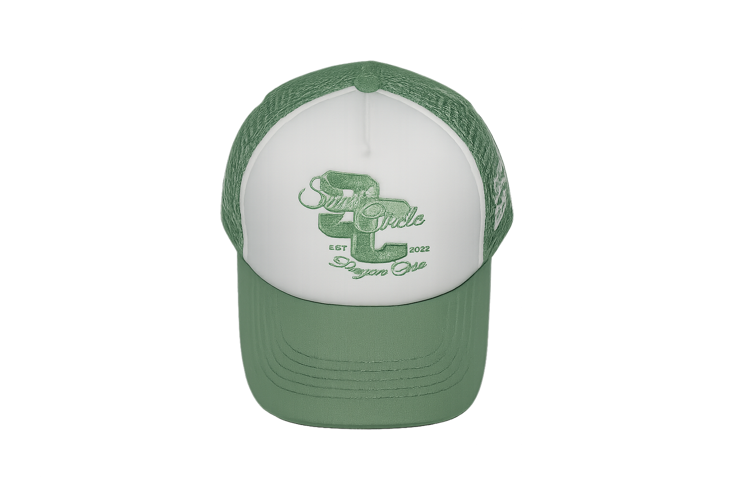 Green Varsity Trucker