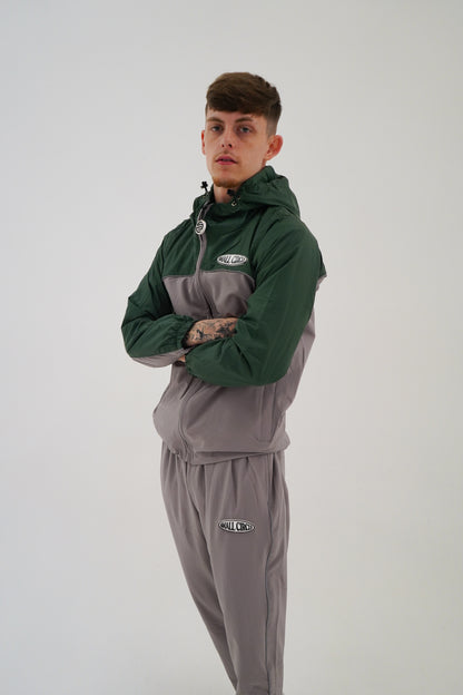 Hybrid Tracksuit Green/ Gray