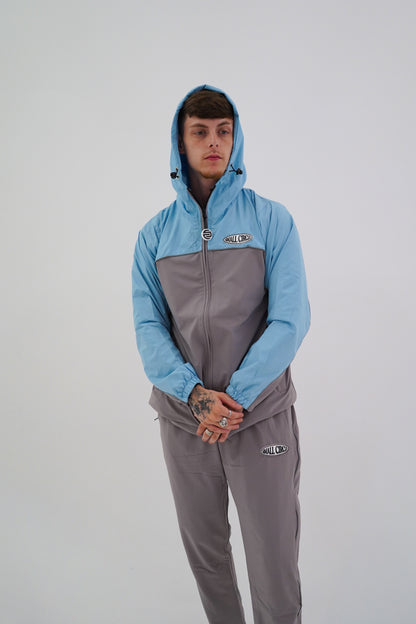Hybrid Tracksuit Aqua/ Grey