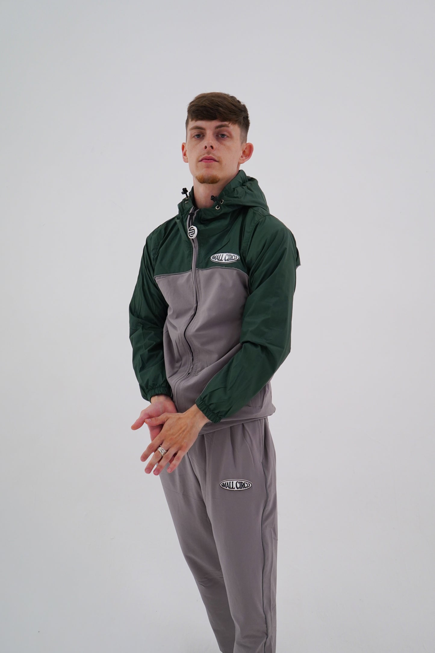 Hybrid Tracksuit Green/ Gray