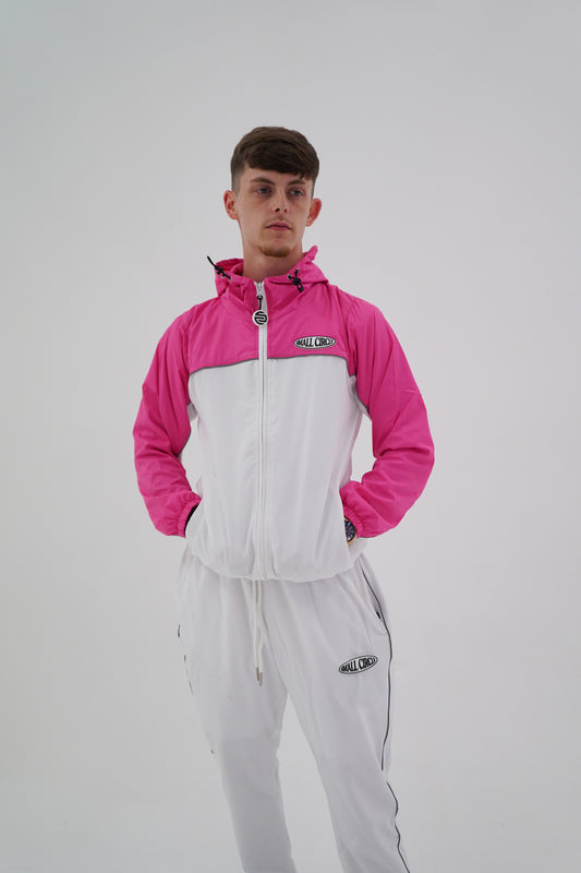 Hybrid Tracksuit Pink/ White
