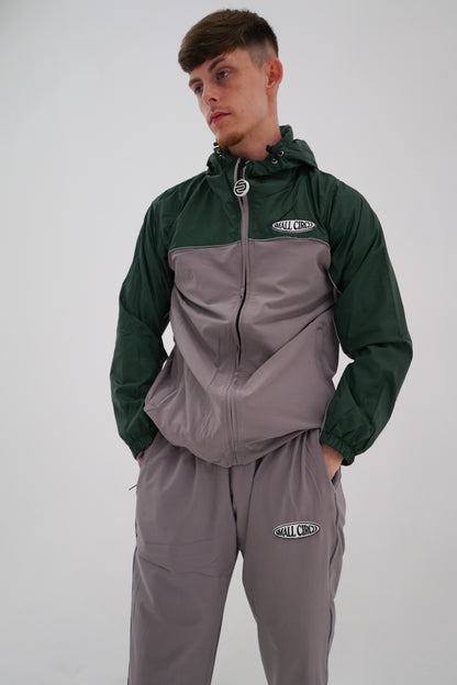 Hybrid Tracksuit Green/ Gray
