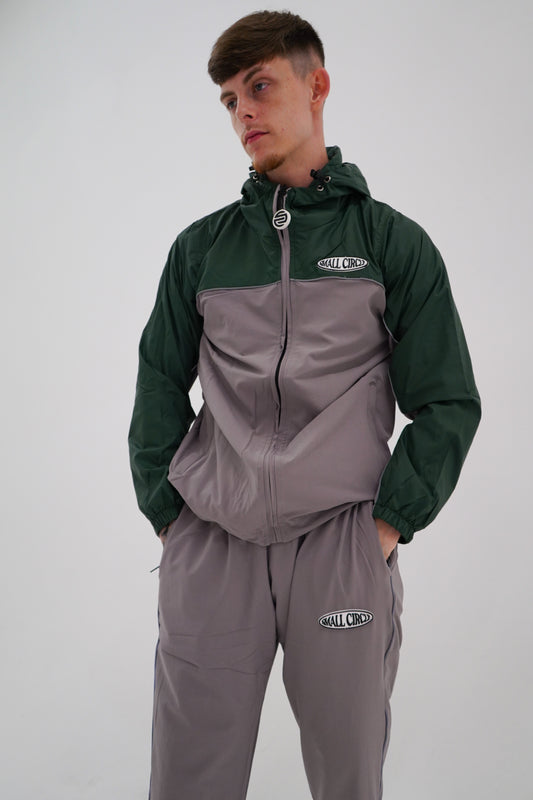 Hybrid Tracksuit Green/ Gray