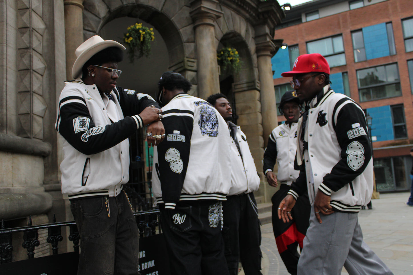 SC Black-Cream Varsity Jacket