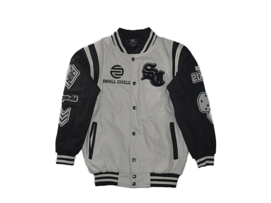 SC Black-Cream Varsity Jacket
