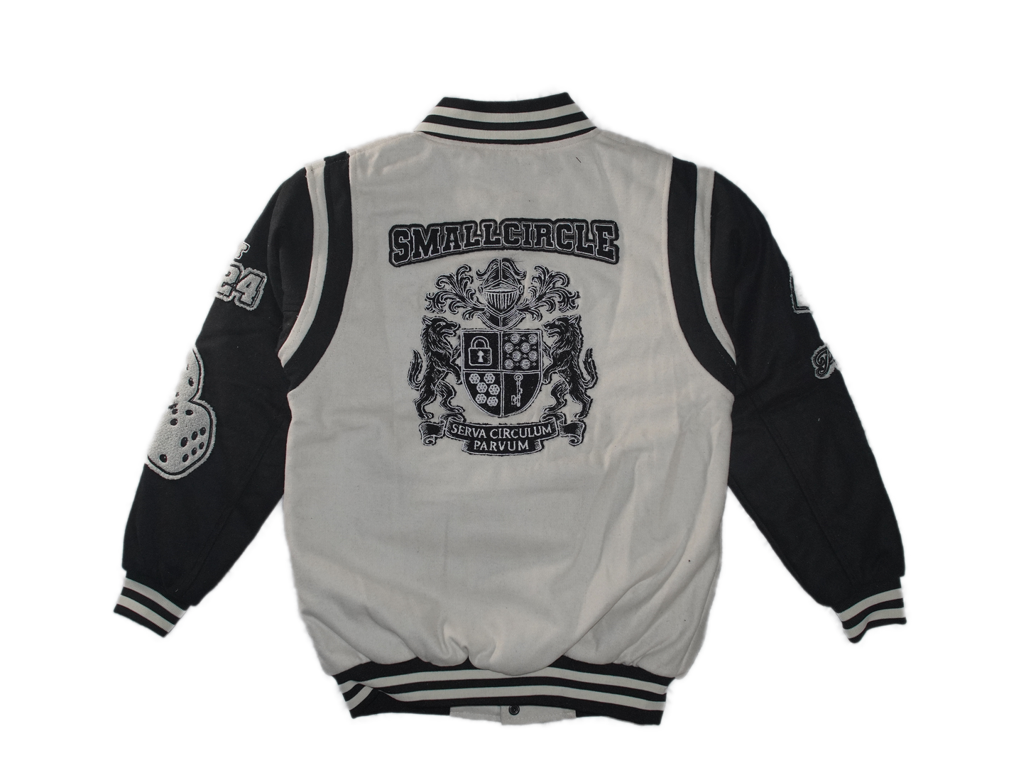 SC Black-Cream Varsity Jacket